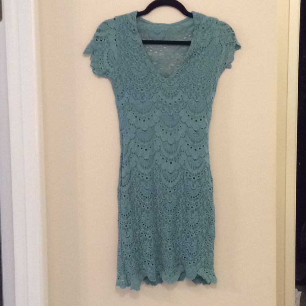 Nightcap Spanish Lace Cap Sleeve dress